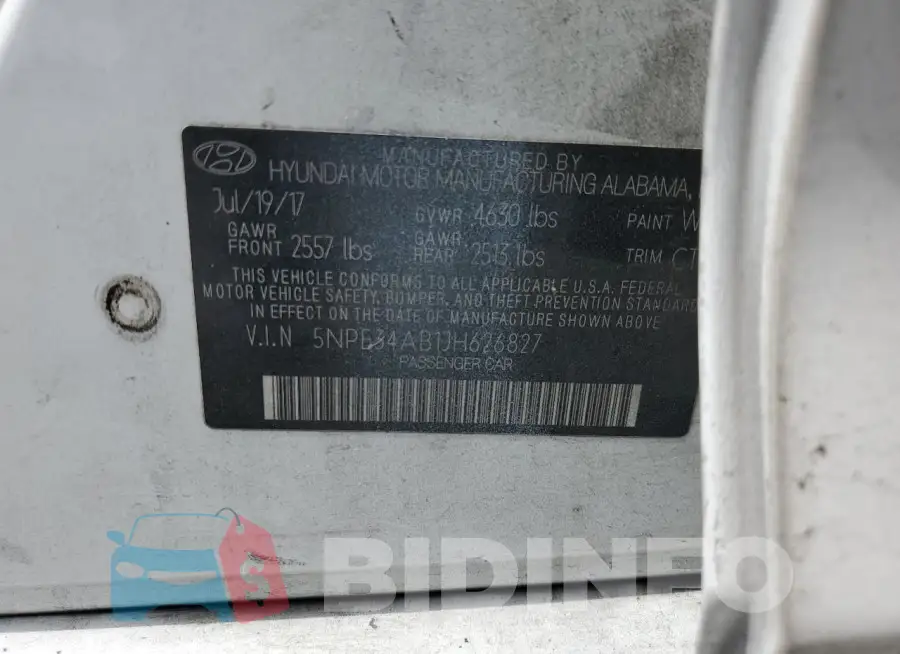 5NPE34AB1JH626827 Photo# 12