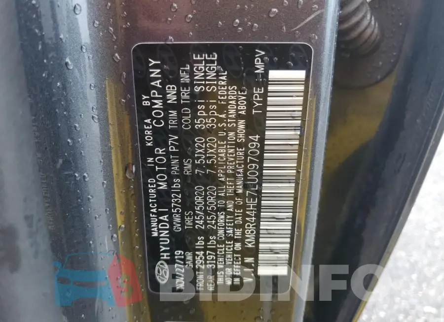 KM8R44HE7LU097094 Photo# 14