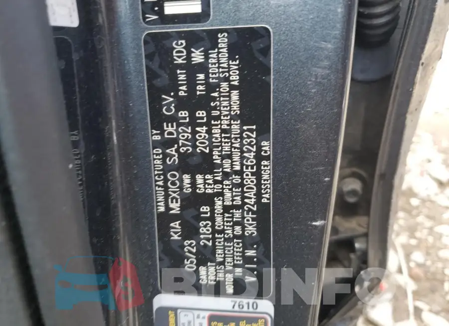 3KPF24AD8PE642321 Photo# 12