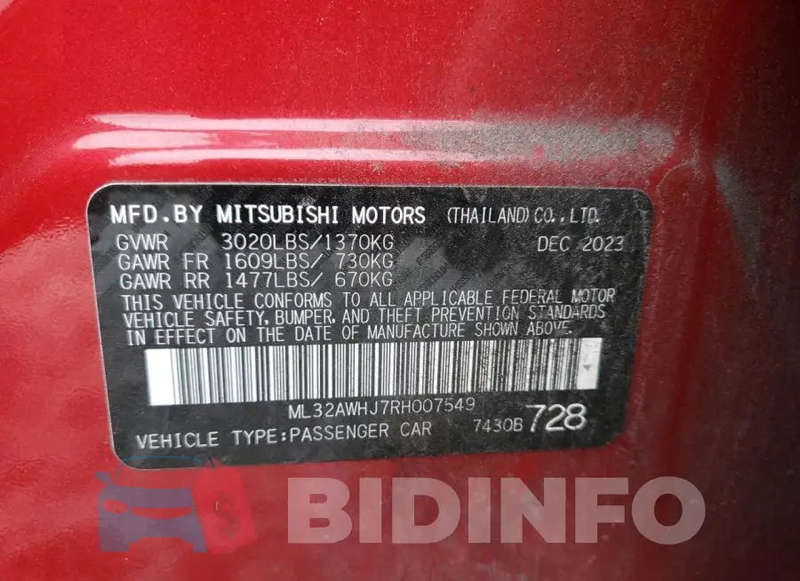 ML32AWHJ7RH007549 Photo# 12