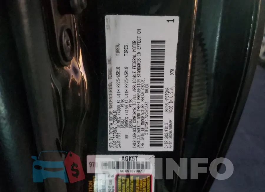 5TFDY5F17GX523363 Photo# 12
