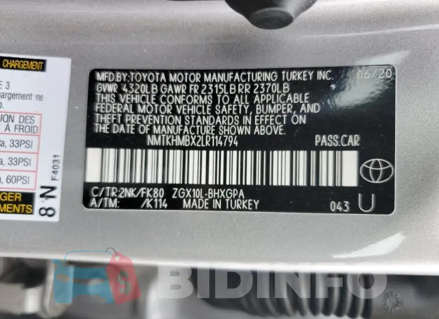 NMTKHMBX2LR114794 Photo# 12