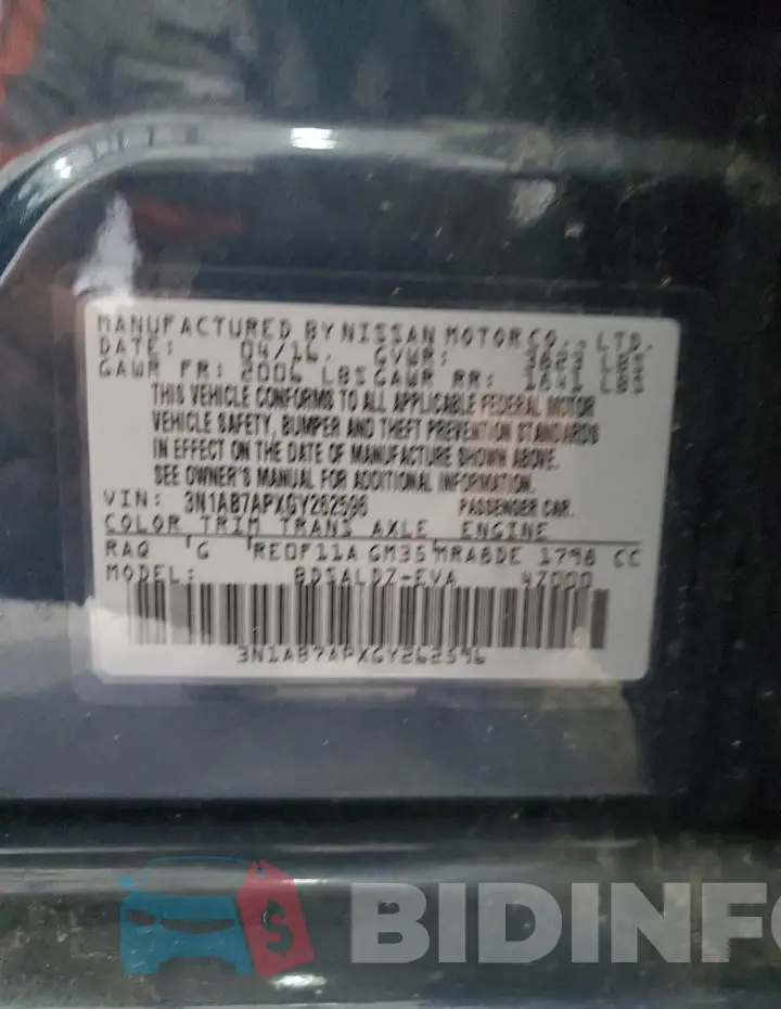 3N1AB7APXGY262596 Photo# 12