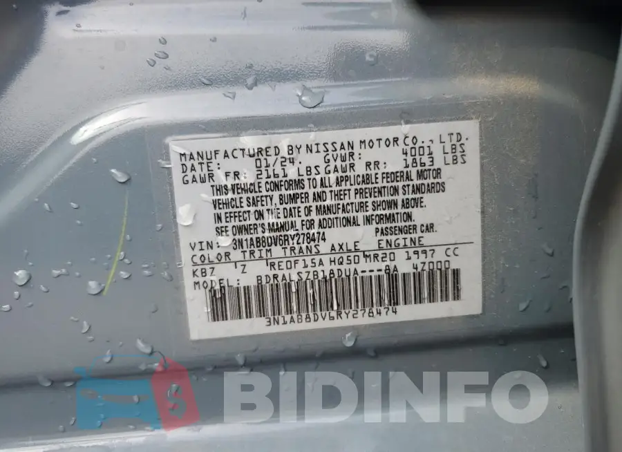 3N1AB8DV6RY278474 Photo# 12