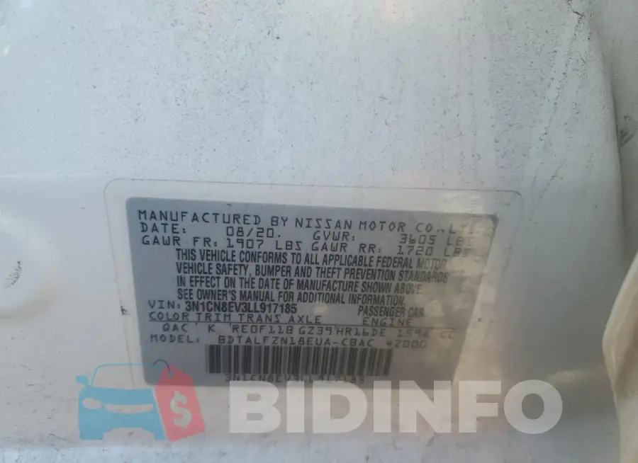 3N1CN8EV3LL917185 Photo# 12