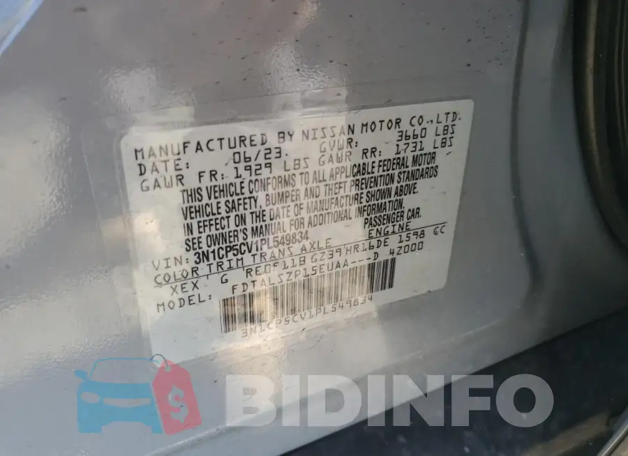 3N1CP5CV1PL549834 Photo# 12