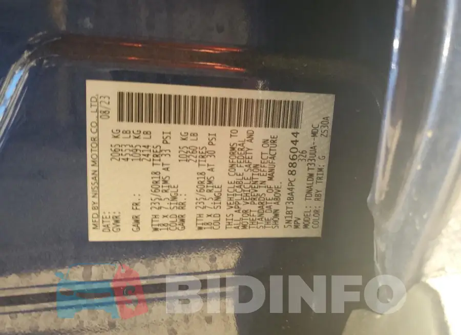 5N1BT3BA4PC886044 Photo# 14
