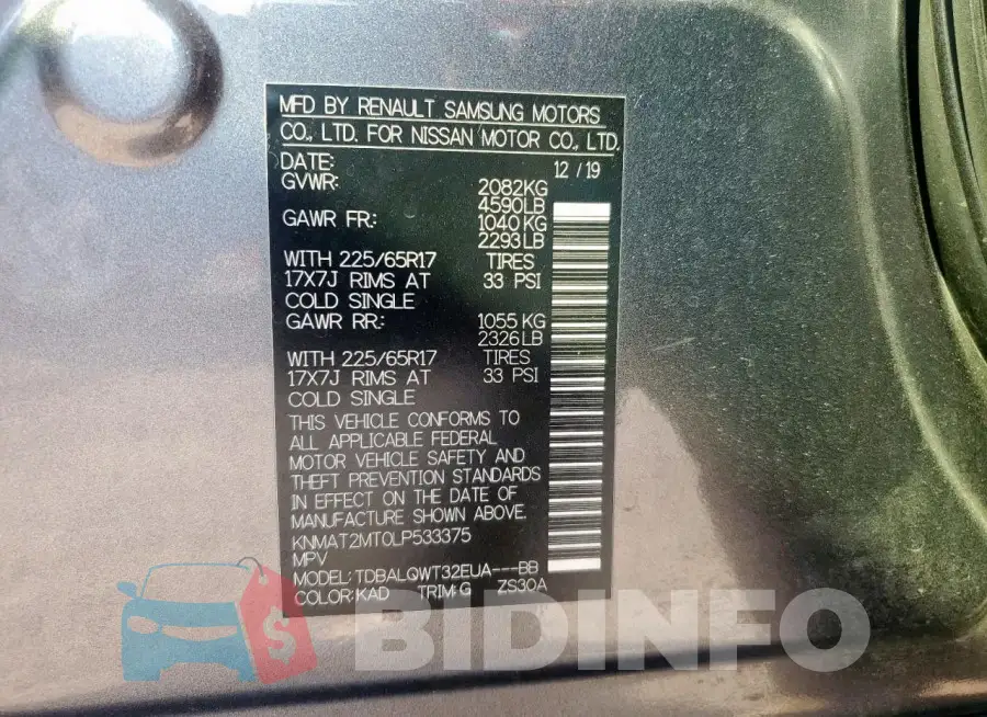 KNMAT2MT0LP533375 Photo# 13