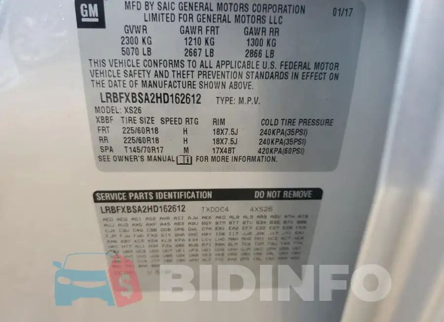 LRBFXBSA2HD162612 Photo# 13