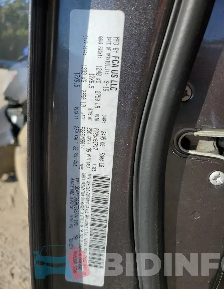 3C4PDCAB3HT545774 Photo# 13