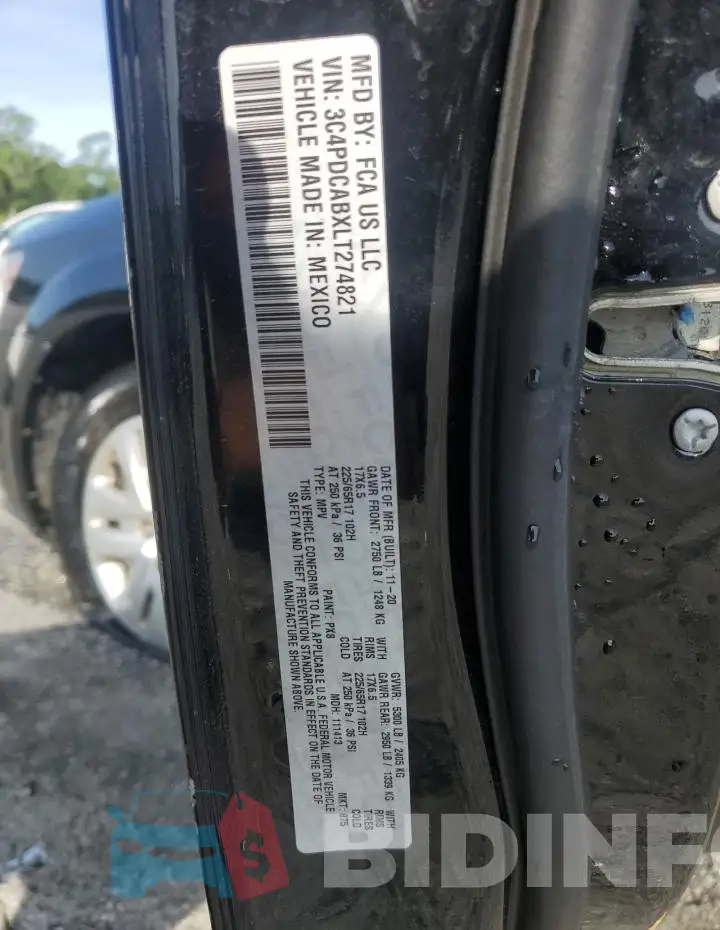 3C4PDCABXLT274821 Photo# 12