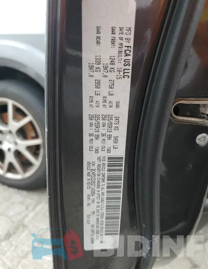 3C4PDCEG5GT143954 Photo# 13