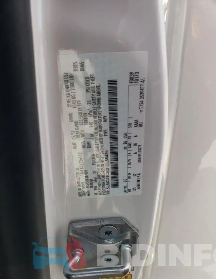 5LMCJ1C92HUL55436 Photo# 12