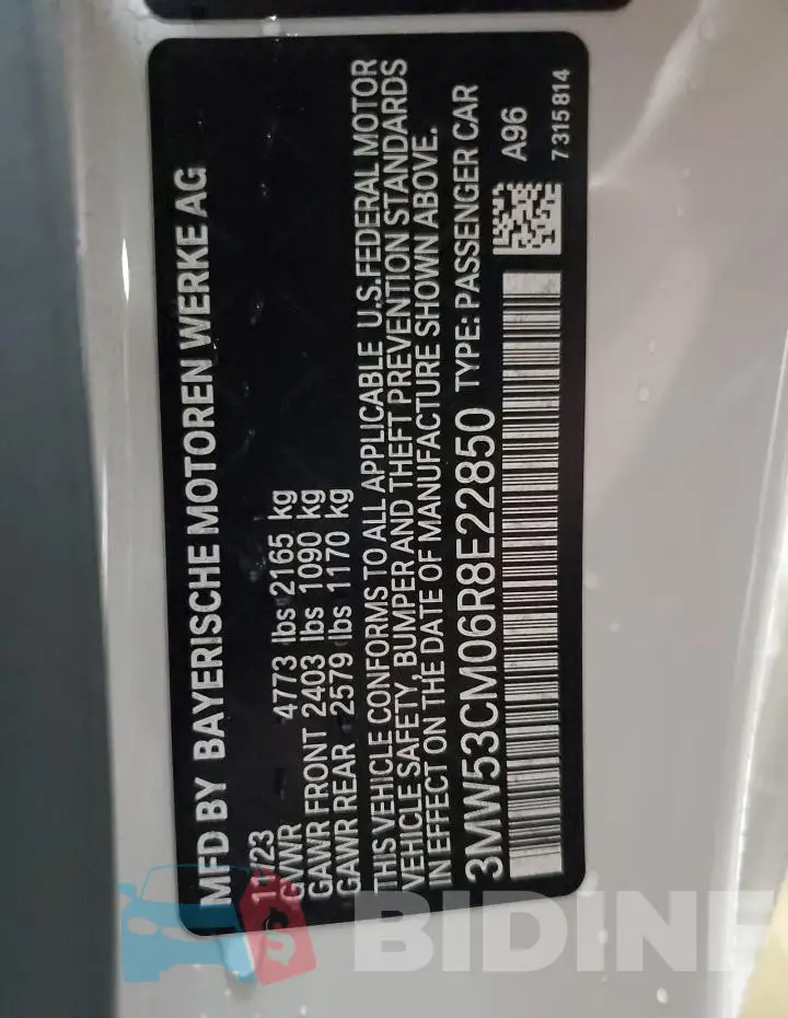 3MW53CM06R8E22850 Photo# 13