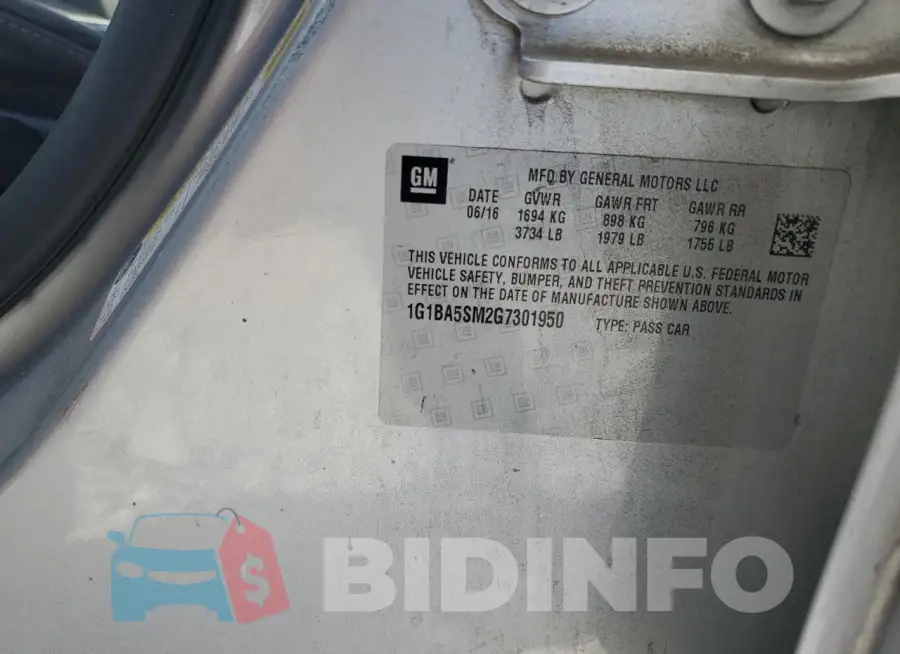 1G1BA5SM2G7301950 Photo# 13