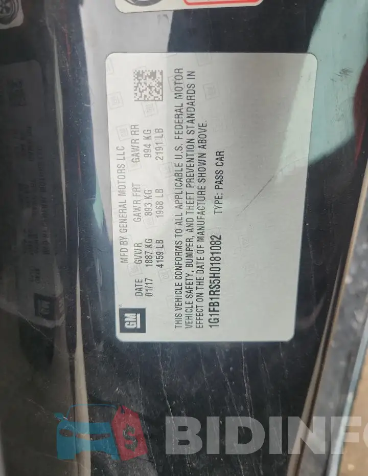 1G1FB1RS5H0181082 Photo# 13