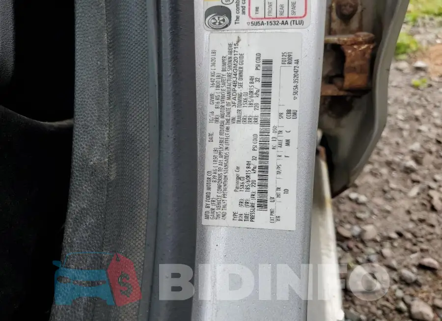 3FADP4BJ4GM201715 Photo# 12
