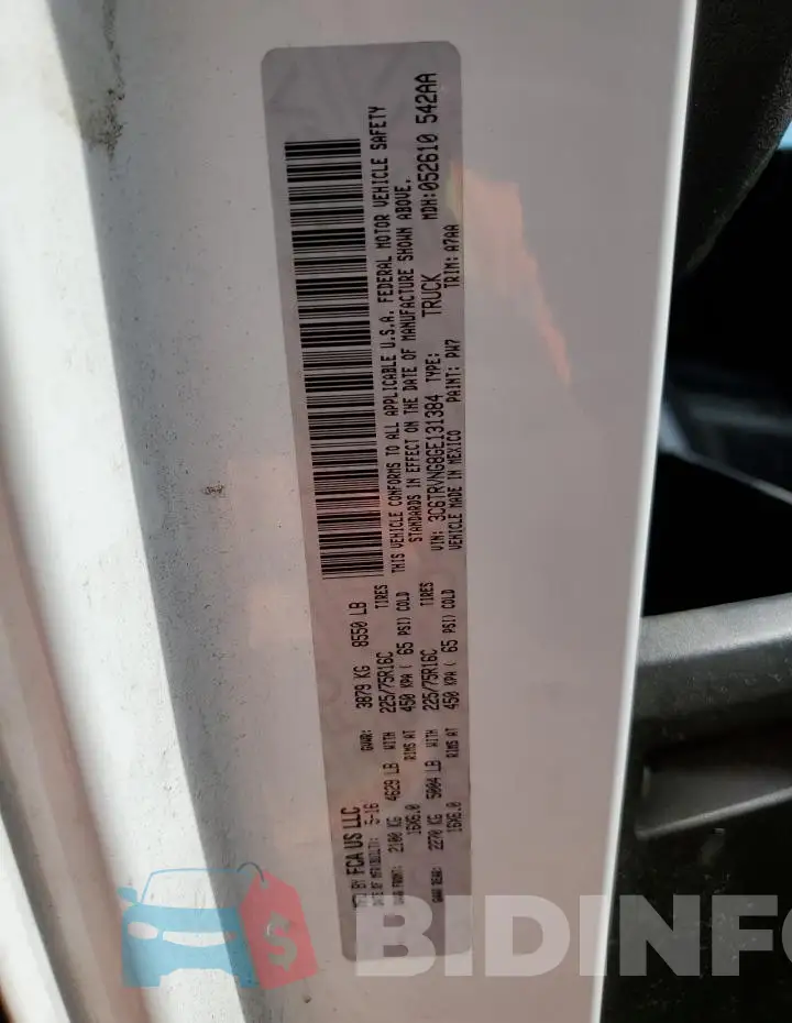 3C6TRVNG8GE131384 Photo# 13