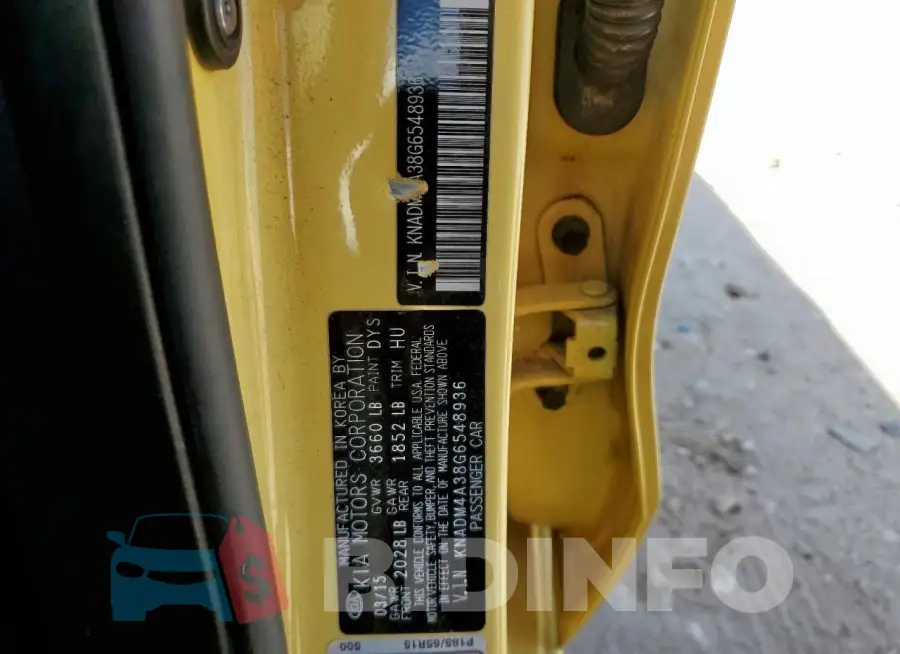 KNADM4A38G6548936 Photo# 12