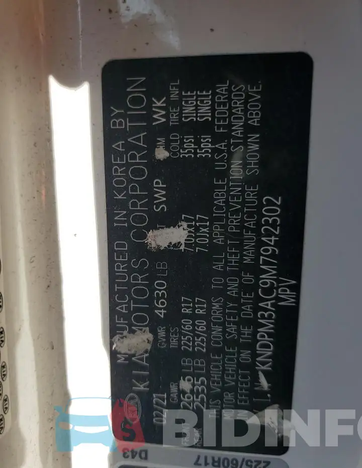 KNDPM3AC9M7942302 Photo# 12
