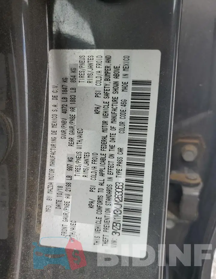 3MZBN1M3XJM263063 Photo# 12