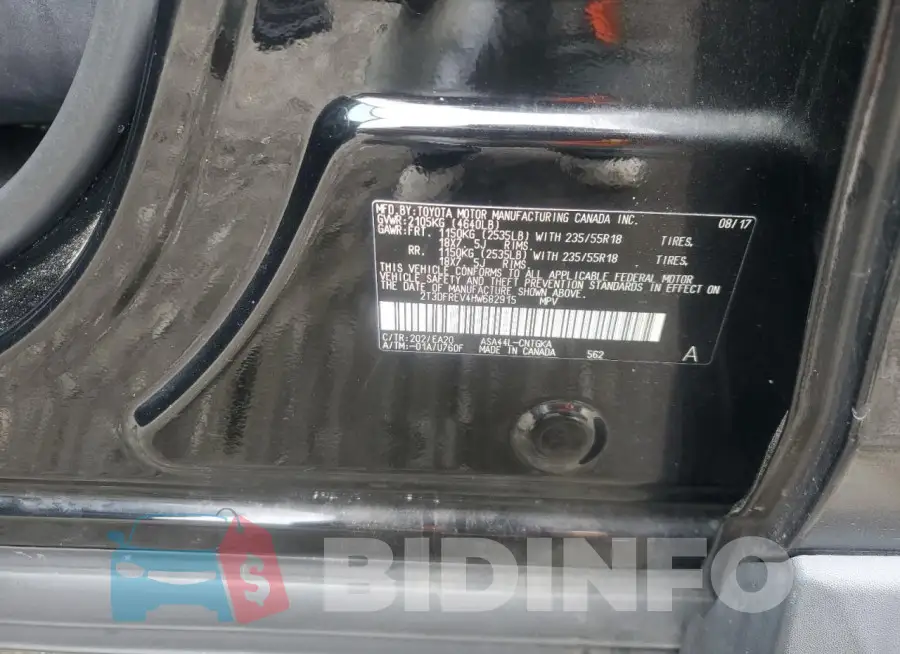 2T3DFREV4HW682915 Photo# 13