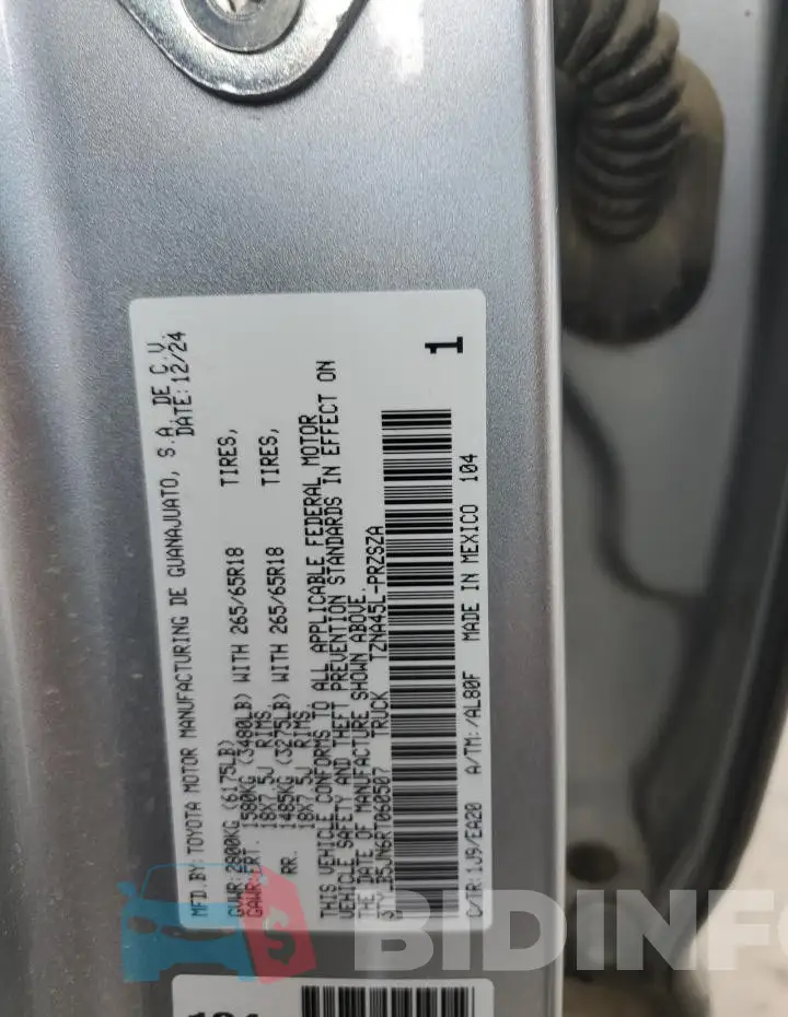 3TYLB5JN6RT060507 Photo# 12