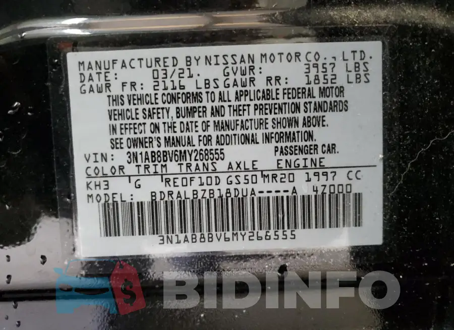 3N1AB8BV6MY268555 Photo# 12
