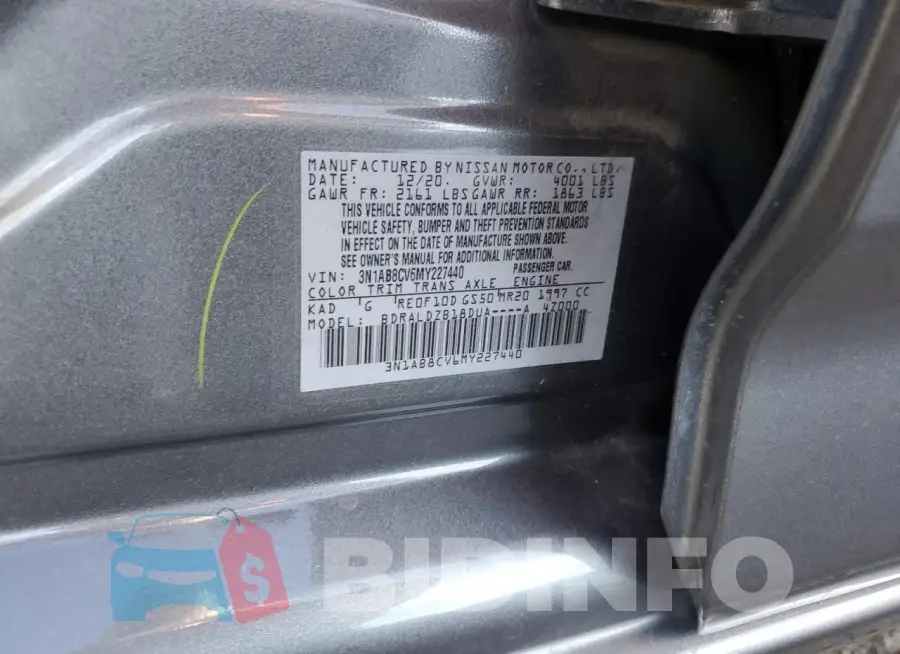 3N1AB8CV6MY227440 Photo# 12