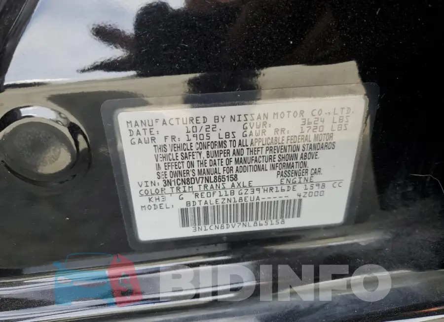 3N1CN8DV7NL865158 Photo# 12