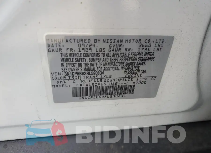 3N1CP5BV2RL590834 Photo# 13
