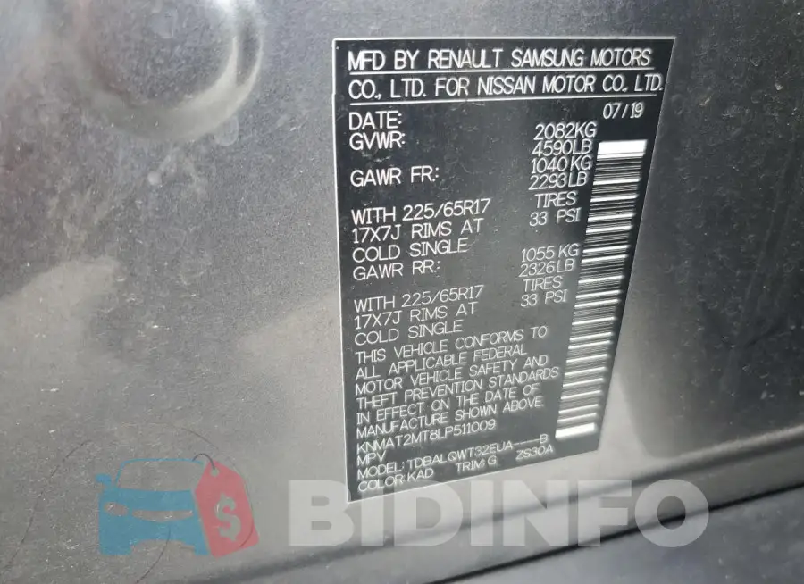 KNMAT2MT8LP511009 Photo# 13