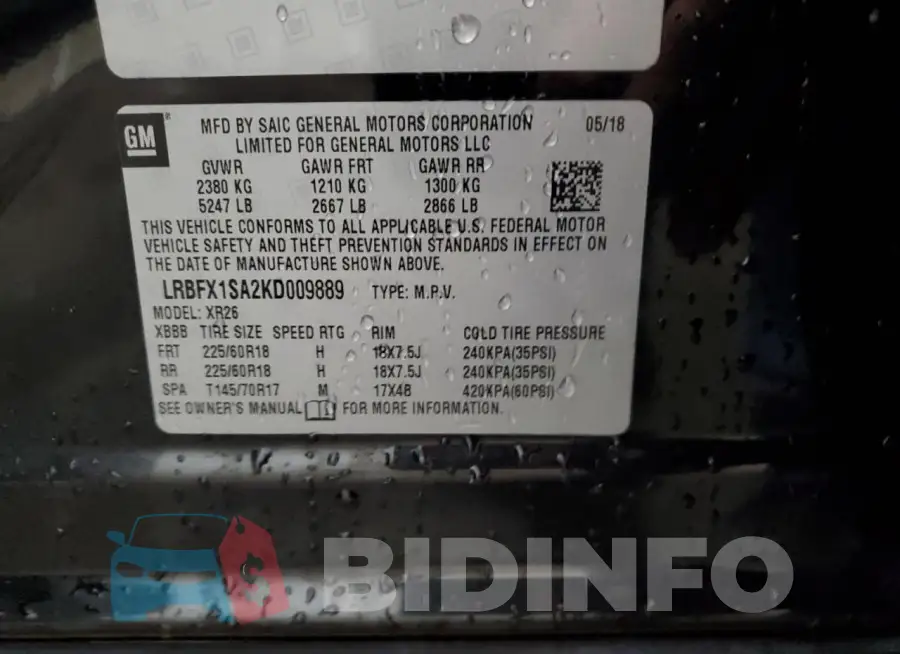 LRBFX1SA2KD009889 Photo# 14
