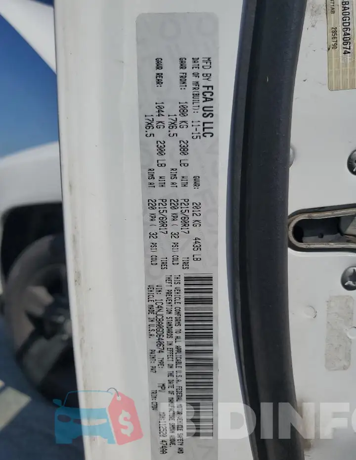 1C4NJCBA0GD640674 Photo# 13