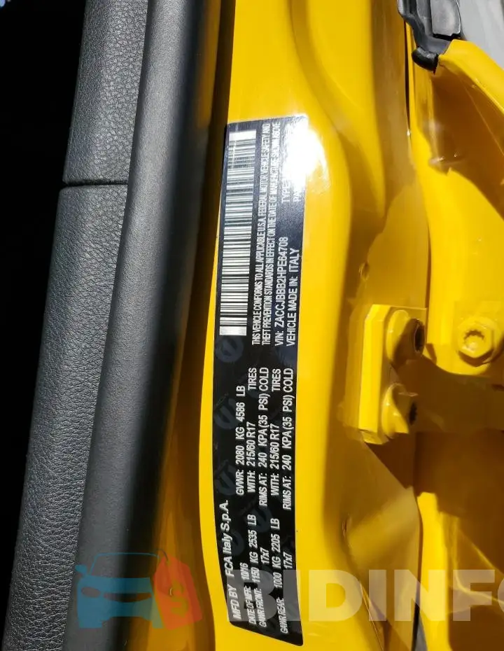 ZACCJBBB2HPE64708 Photo# 13