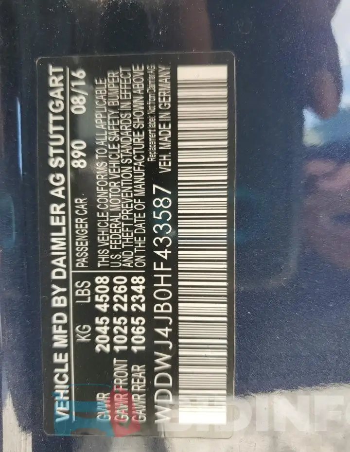 WDDWJ4JB0HF433587 Photo# 13
