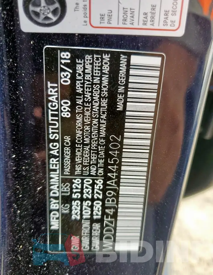 WDDZF4JB9JA445402 Photo# 12
