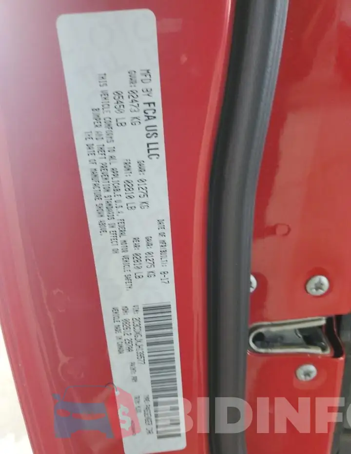 2C3CDXGJXJH139577 Photo# 12