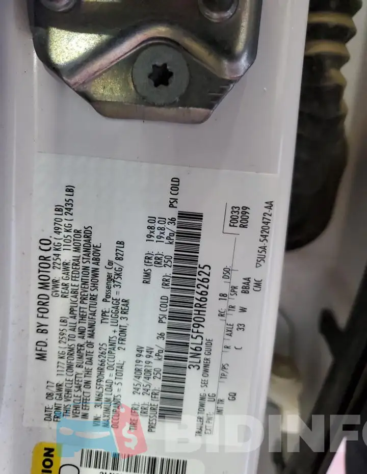 3LN6L5F90HR662625 Photo# 13