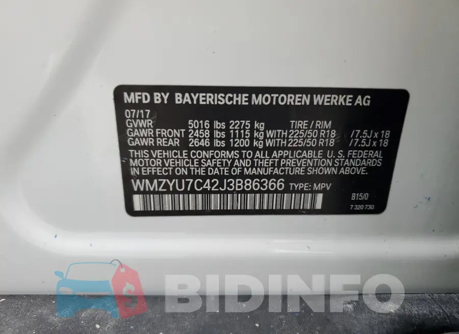 WMZYU7C42J3B86366 Photo# 13