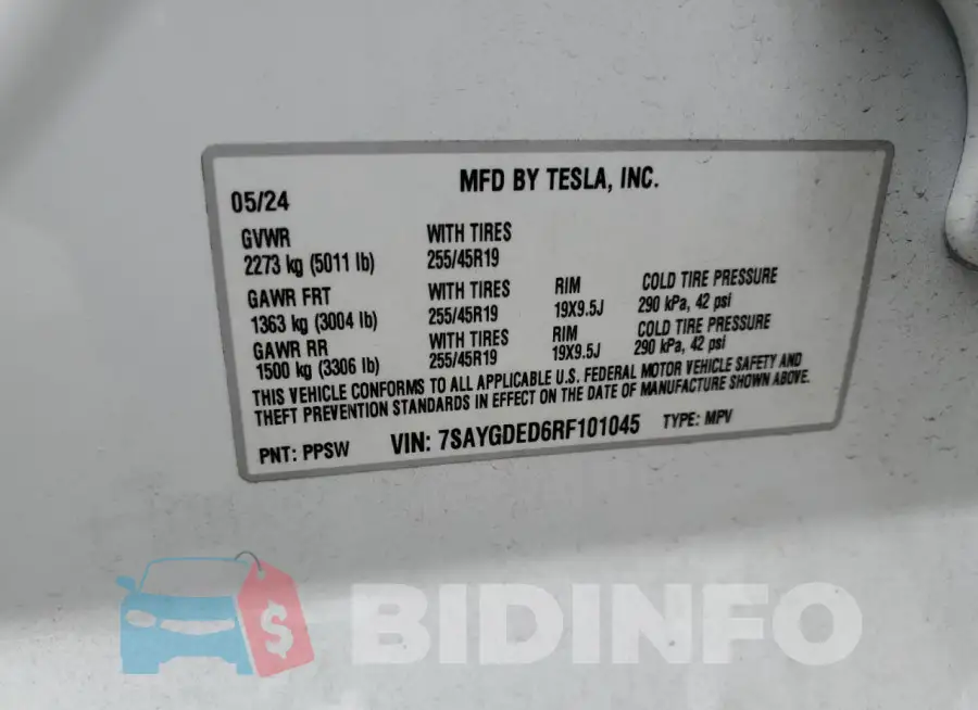 7SAYGDED6RF101045 Photo# 13
