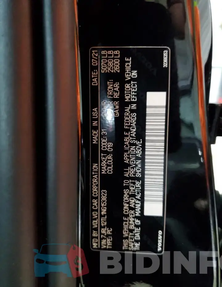 7JRL12TL1NG153823 Photo# 13