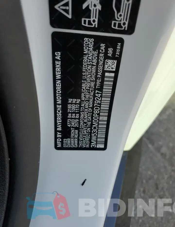 3MW53CM00P8D79247 Photo# 12