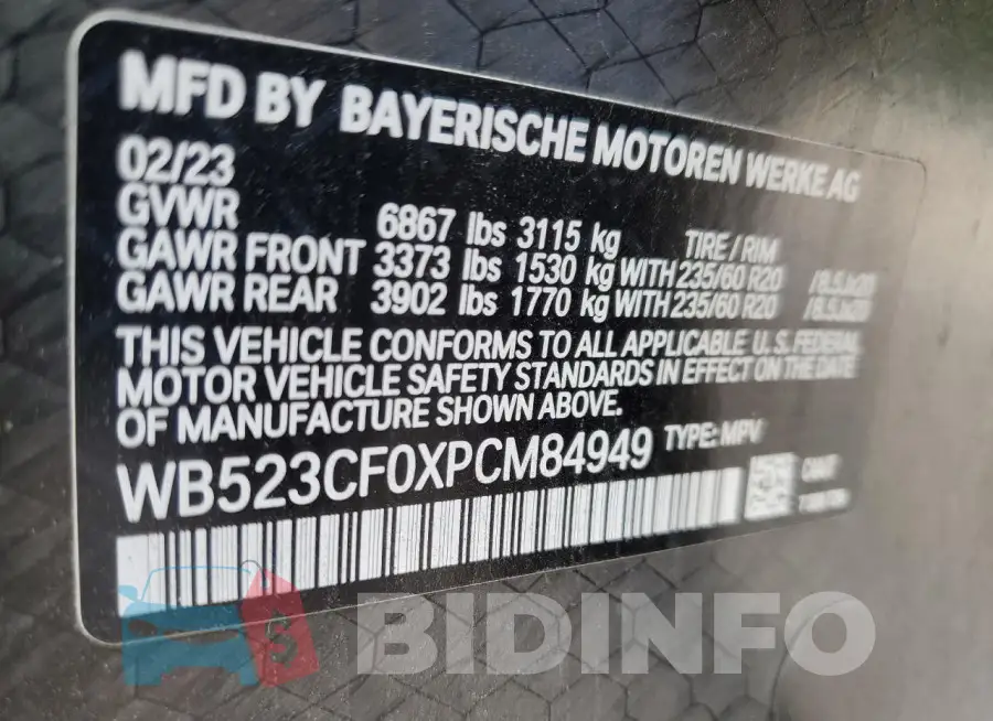 WB523CF0XPCM84949 Photo# 13