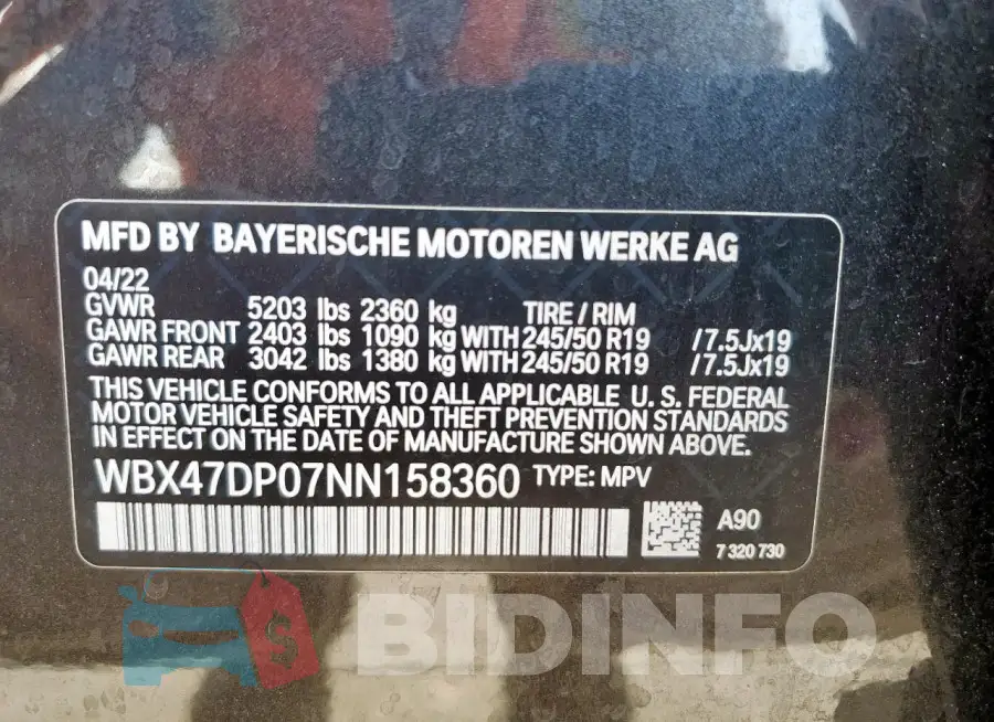WBX47DP07NN158360 Photo# 13