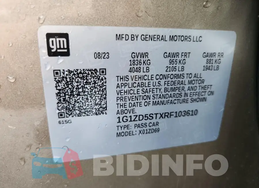 1G1ZD5STXRF103610 Photo# 12