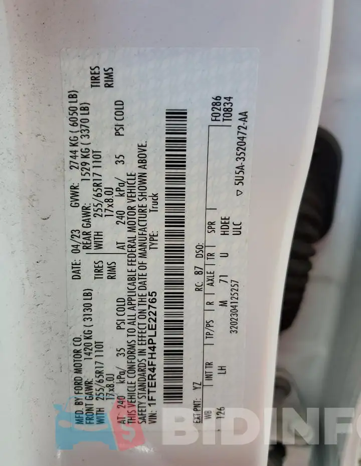 1FTER4FH4PLE22765 Photo# 12