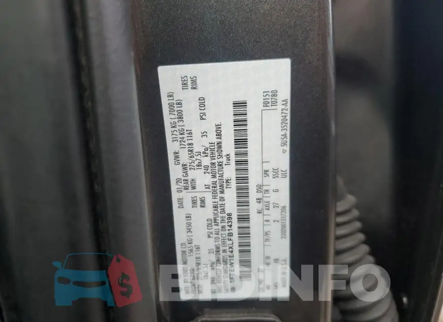 1FTEW1E4XLFB14398 Photo# 12