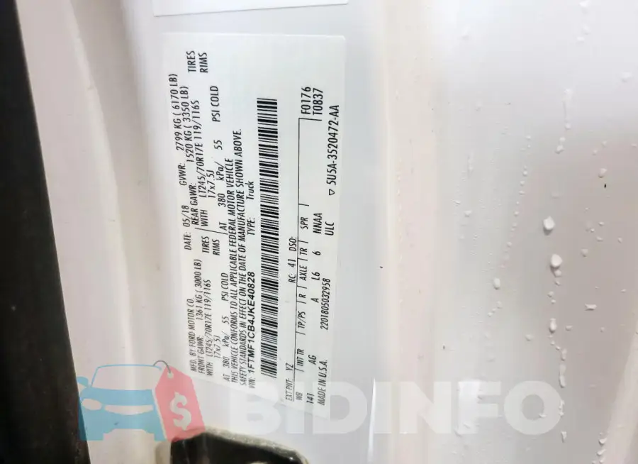 1FTMF1CB4JKE40828 Photo# 12