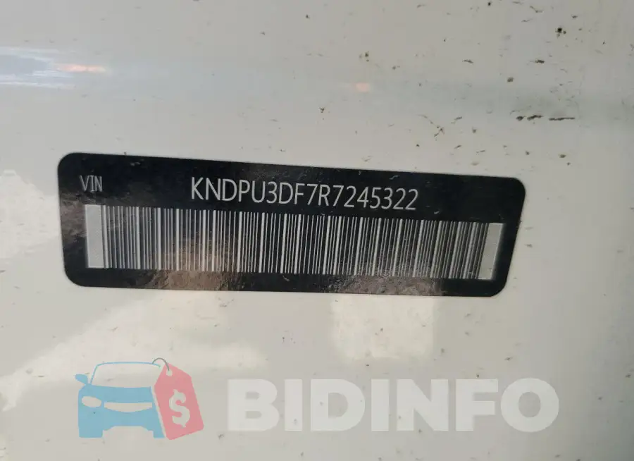 KNDPU3DF7R7245322 Photo# 14